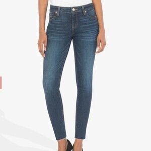 Kut From The Kloth medium wash low rise skinny jeans sz  6 EUC